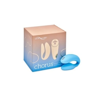 We-Vibe Chorus - вибратор для пар с сенсорным пультом и управлением через телефон голубой